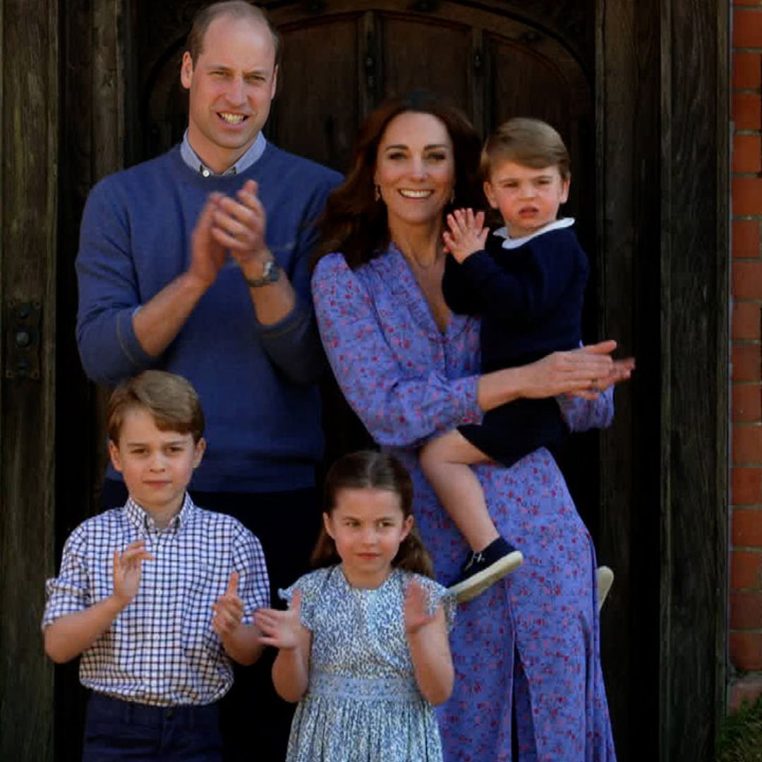 The sweet face masks worn by Prince George, Princess Charlotte and Prince Louis revealed