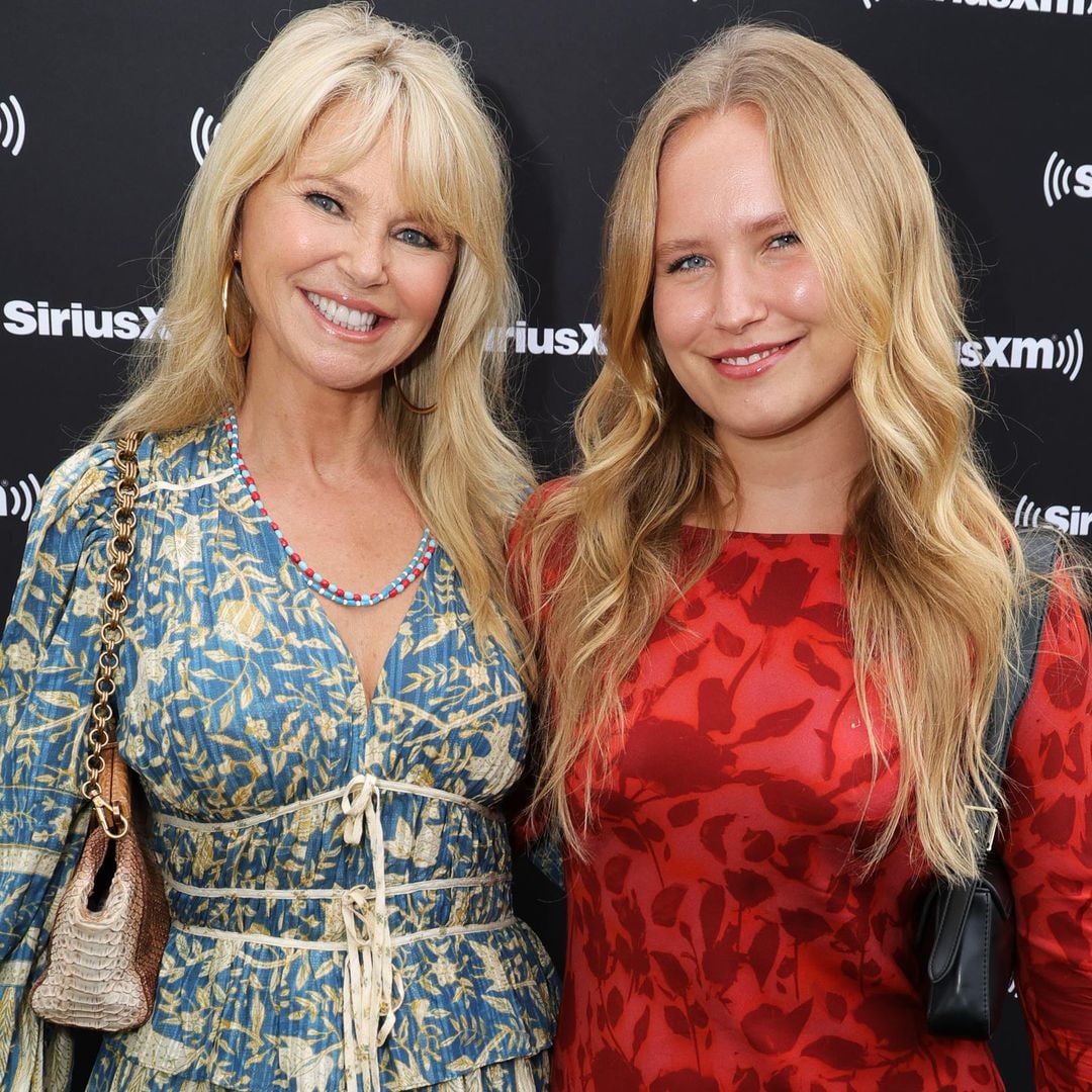Christie Brinkley, 69, twins with her lookalike daughter in strapless jumpsuit