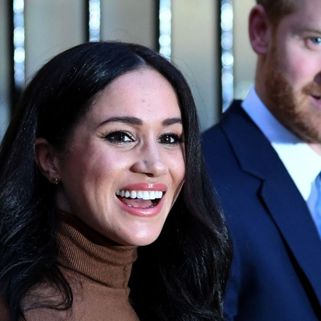 Meghan Markle wears stunning camel-colored coat as she joins Prince Harry at UN meeting