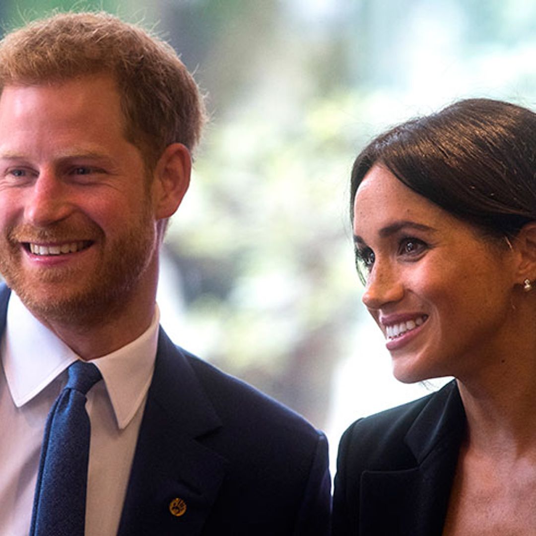 The moment that the royal tour press found out about Meghan Markle's pregnancy - see photo
