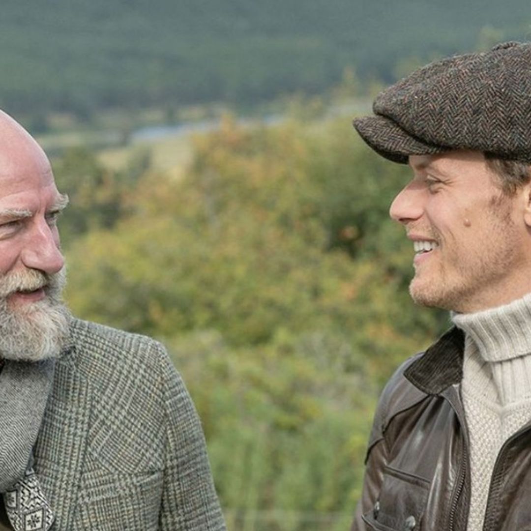 Outlander stars Sam Heughan and Graham McTavish joke that they have moved in together 