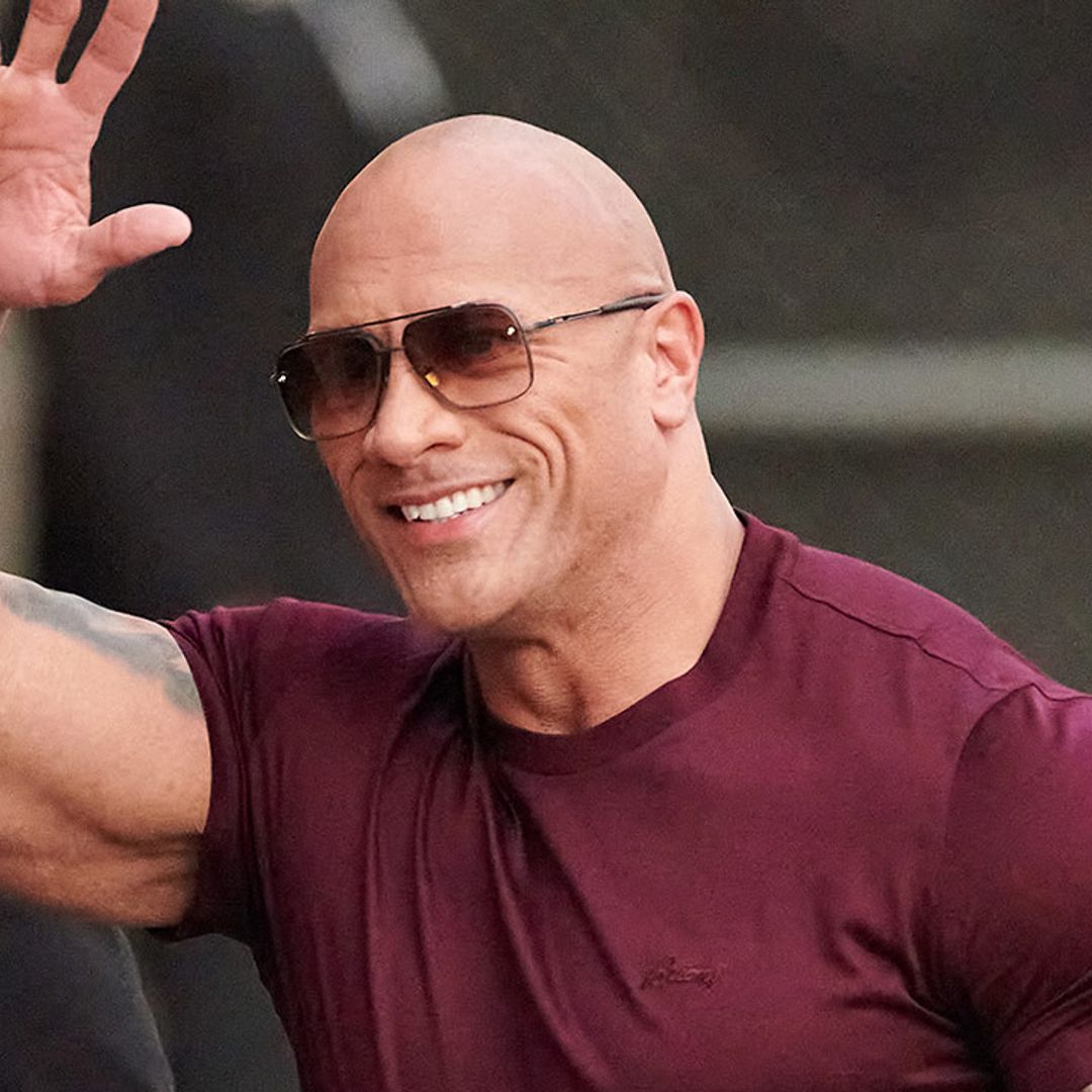 Dwayne ‘The Rock’ Johnson films in his immaculate garden
