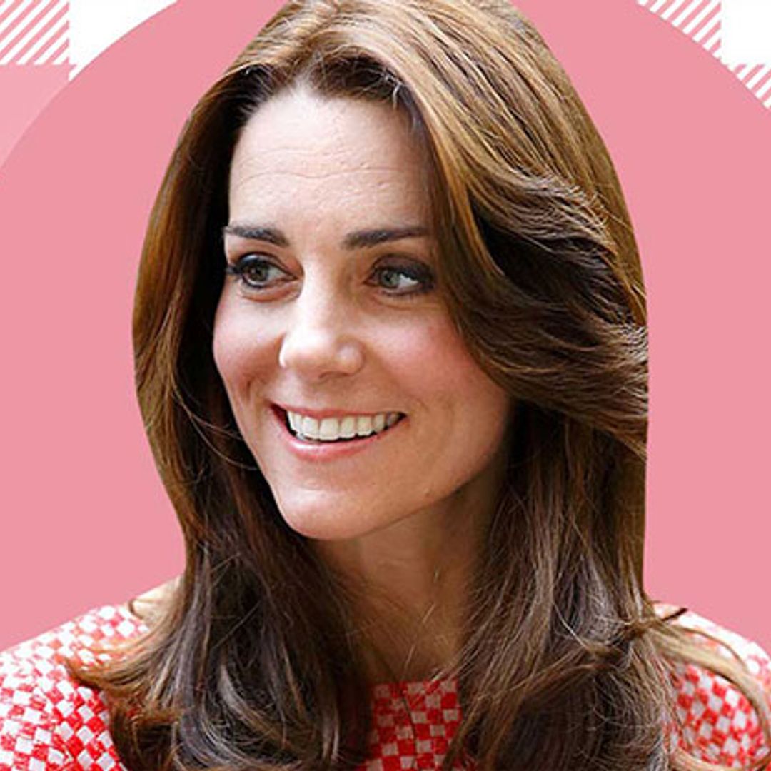 Princess Kate's pink John Lewis gingham blouse is back - yes to this revival