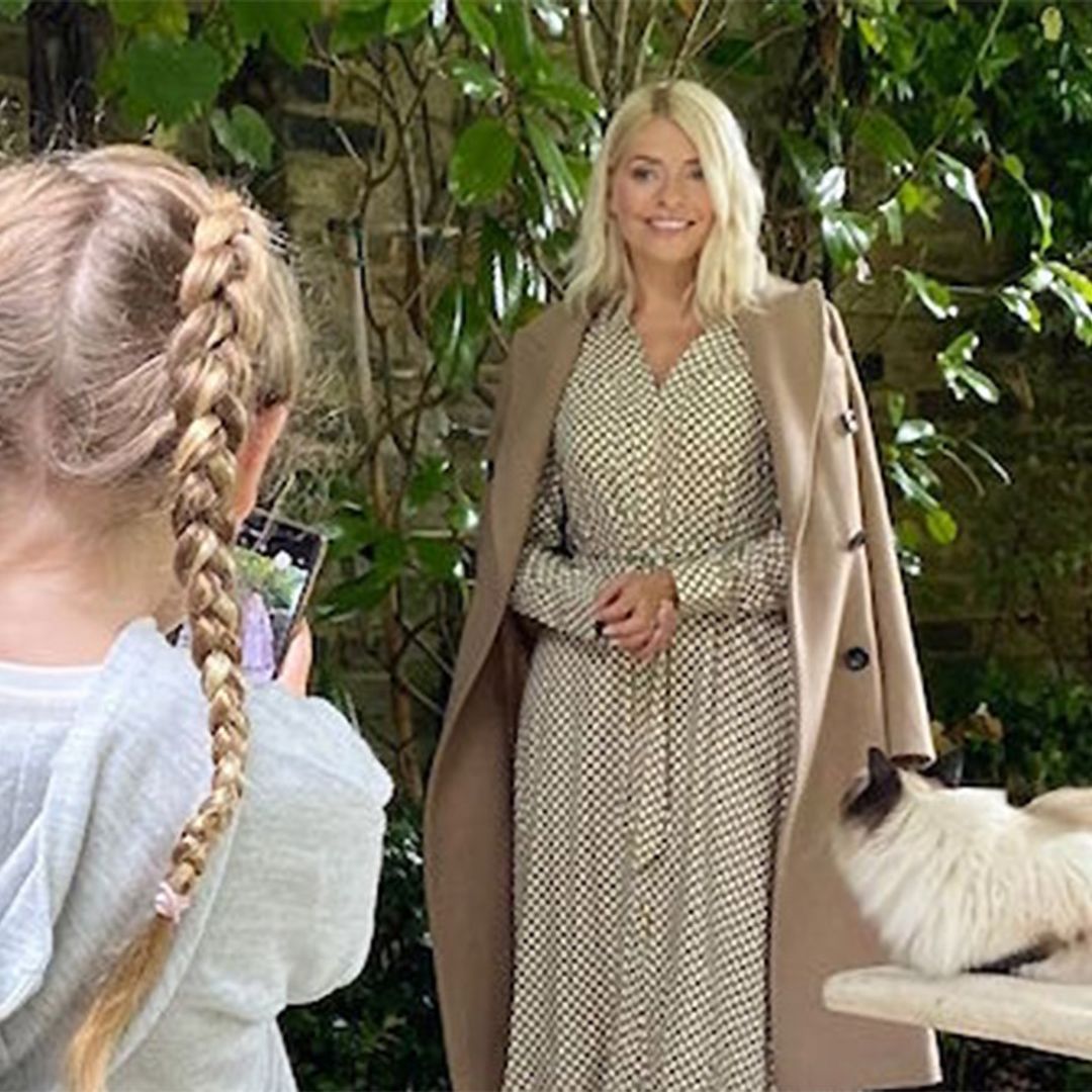 Holly Willoughby unveils never-before-seen area of her £3million home - and her garden chandelier has to be seen