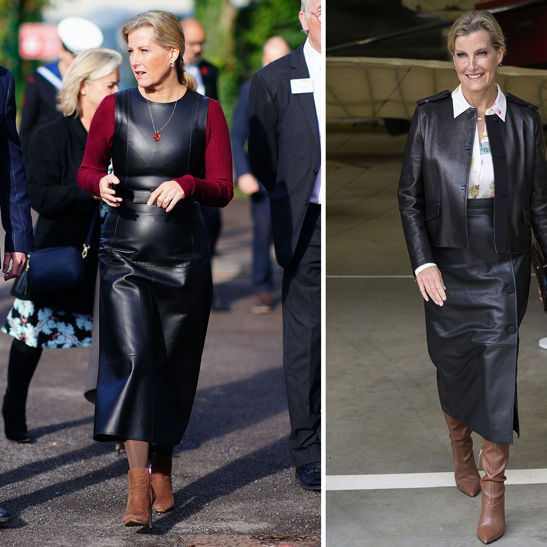 7 times Duchess Sophie wore the most amazing leather outfits