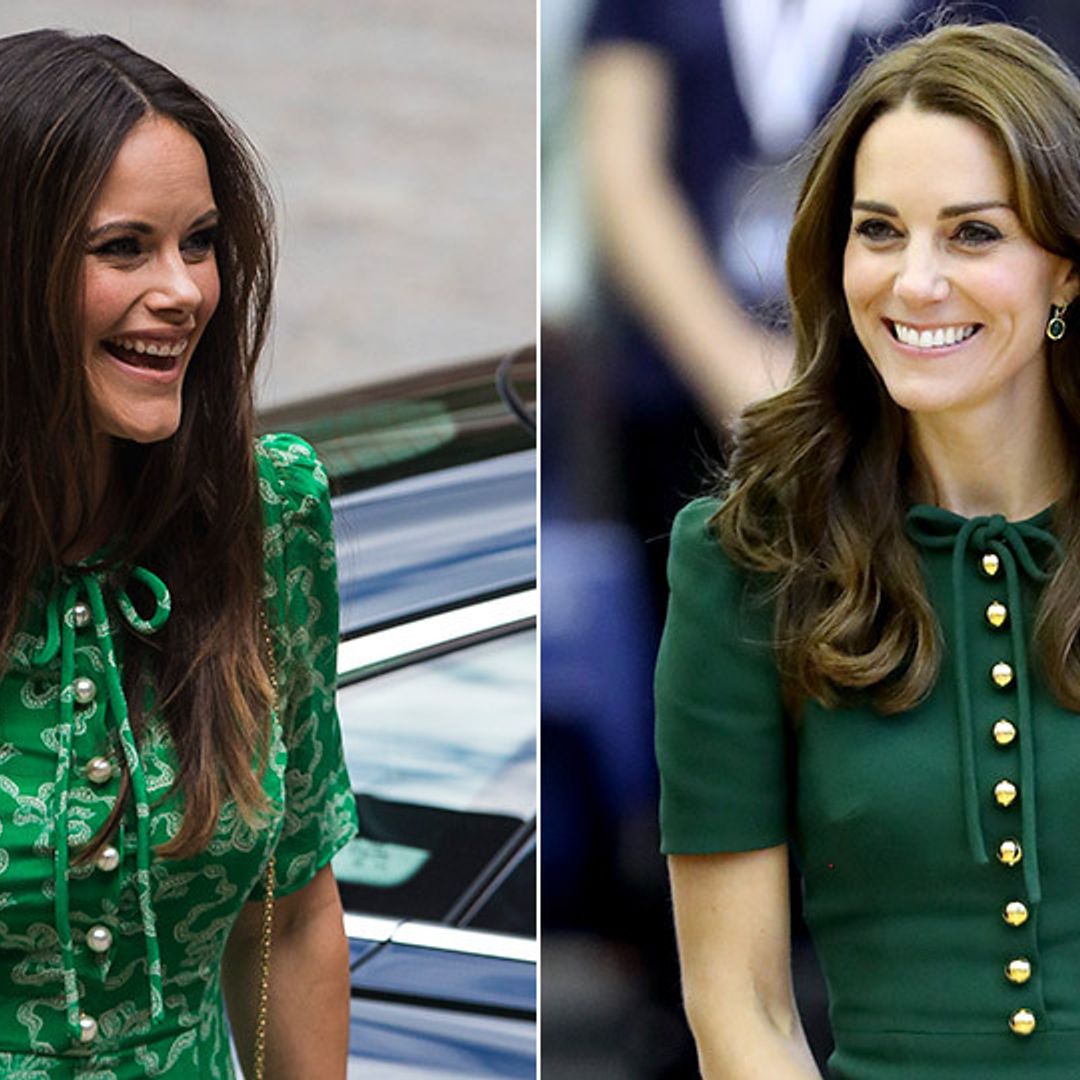 A royal copy Kate? Princess Sofia of Sweden imitates Kate Middleton's namesake look