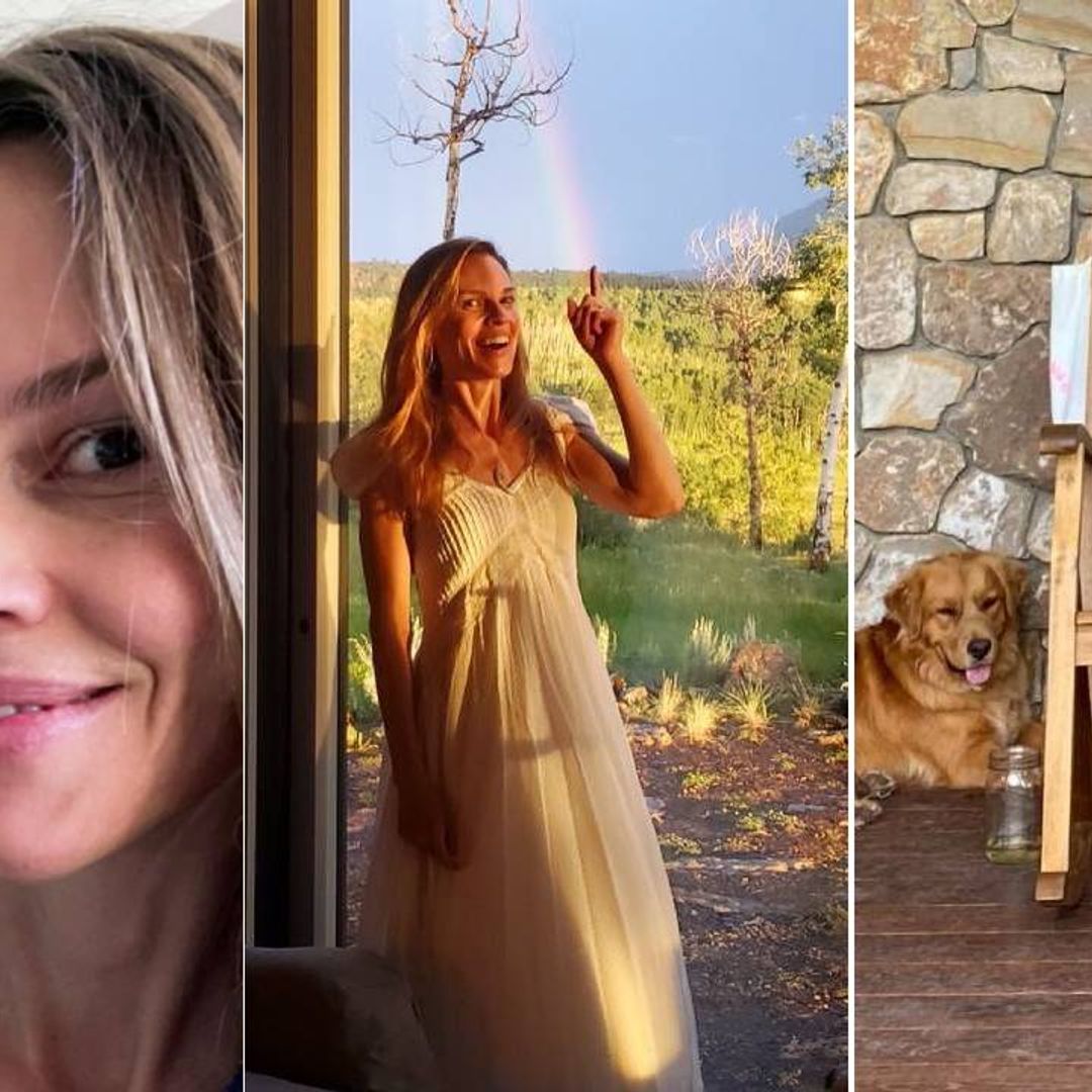 Hilary Swank's spectacular Colorado home is like a private ski resort - see inside