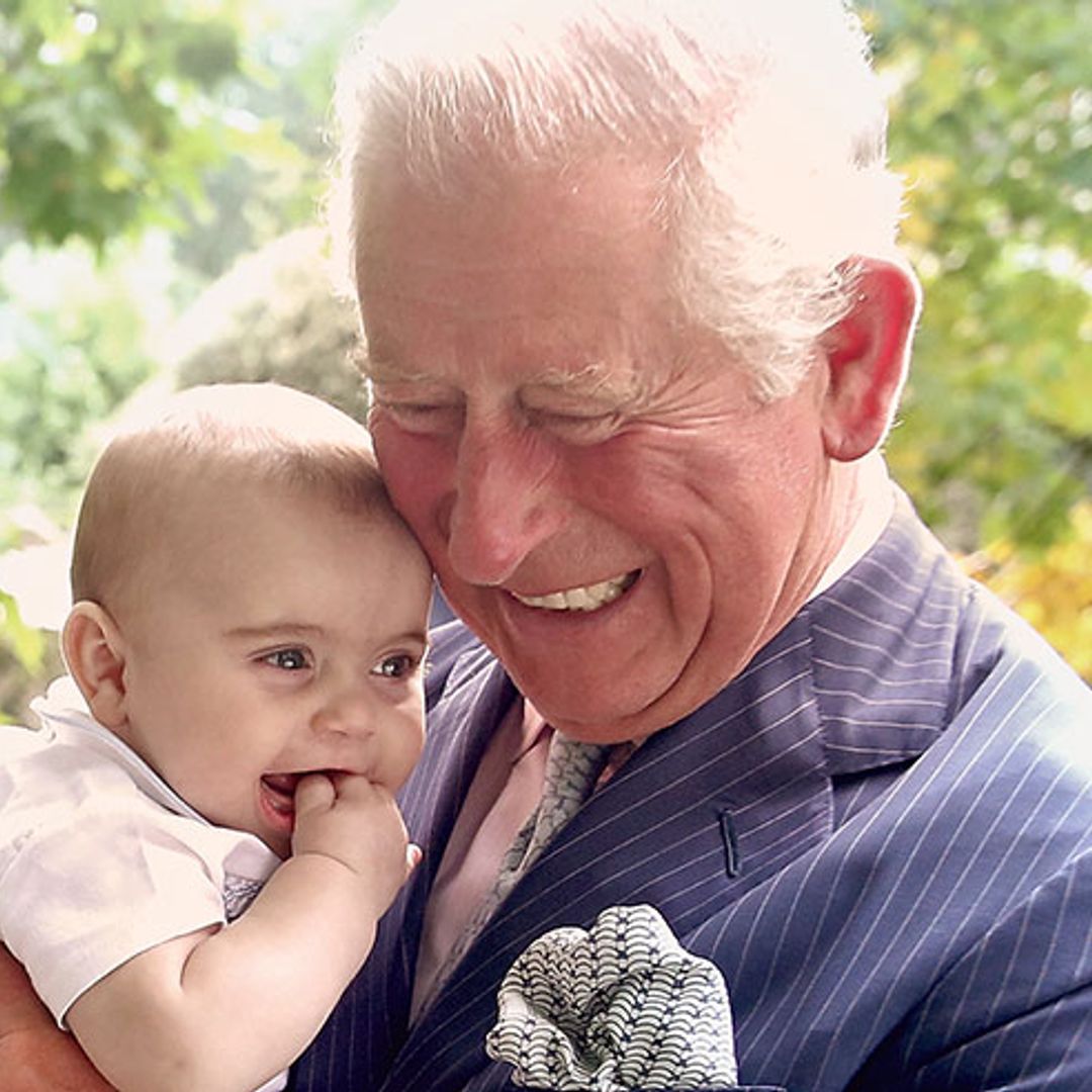 Adorable Prince Louis plays with grandfather Prince Charles in new photos – see album