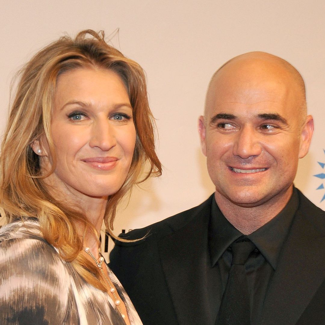 Andre Agassi and 'unicorn' wife Steffi Graf look so in love in rare PDA moment