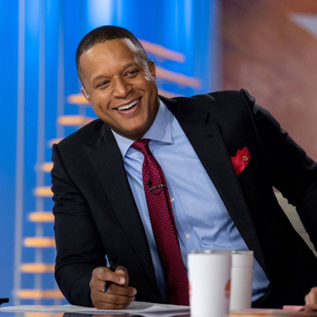 craig melvin smiling at the today desk