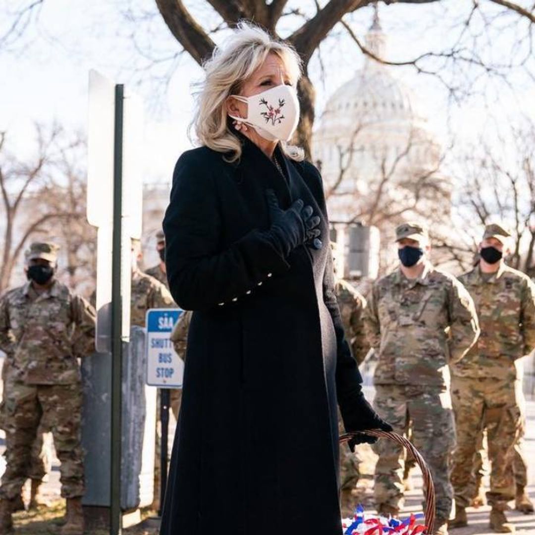 Jill Biden shows off her unbelievable off-duty style in a new photo outside the White House