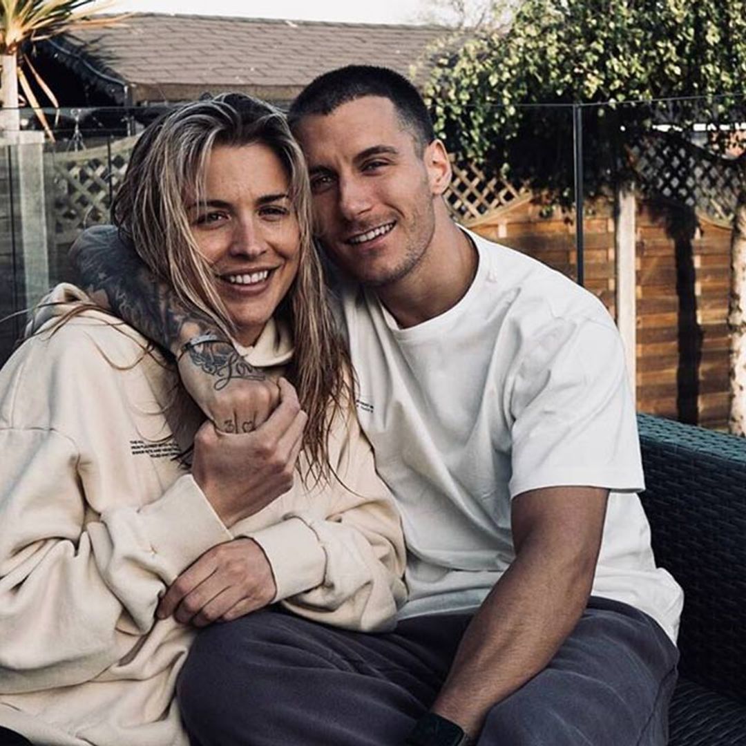 Gorka Marquez delights Gemma Atkinson by baking his own delicious-looking cake