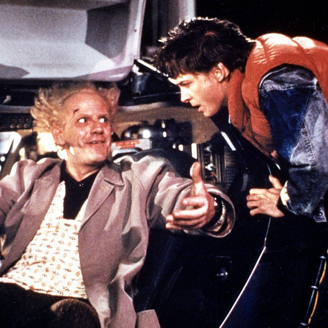 Back to the Future icon looks ageless in rare appearance
