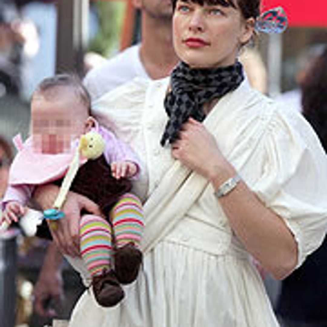 Girls' day out at the mall for Milla and baby daughter Ever