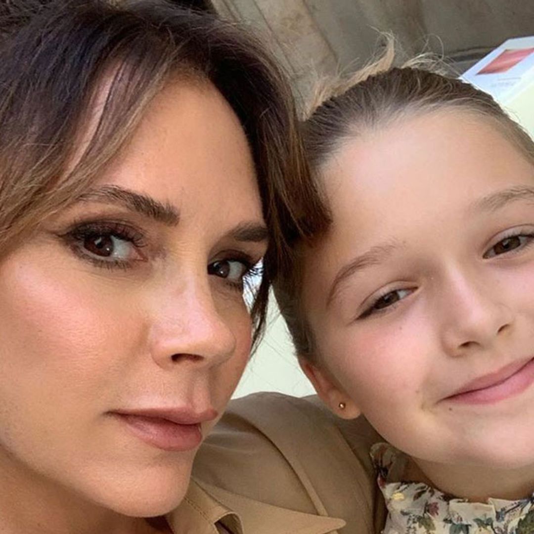Victoria Beckham twins with Harper in Posh Spice mini dresses, and our day is made
