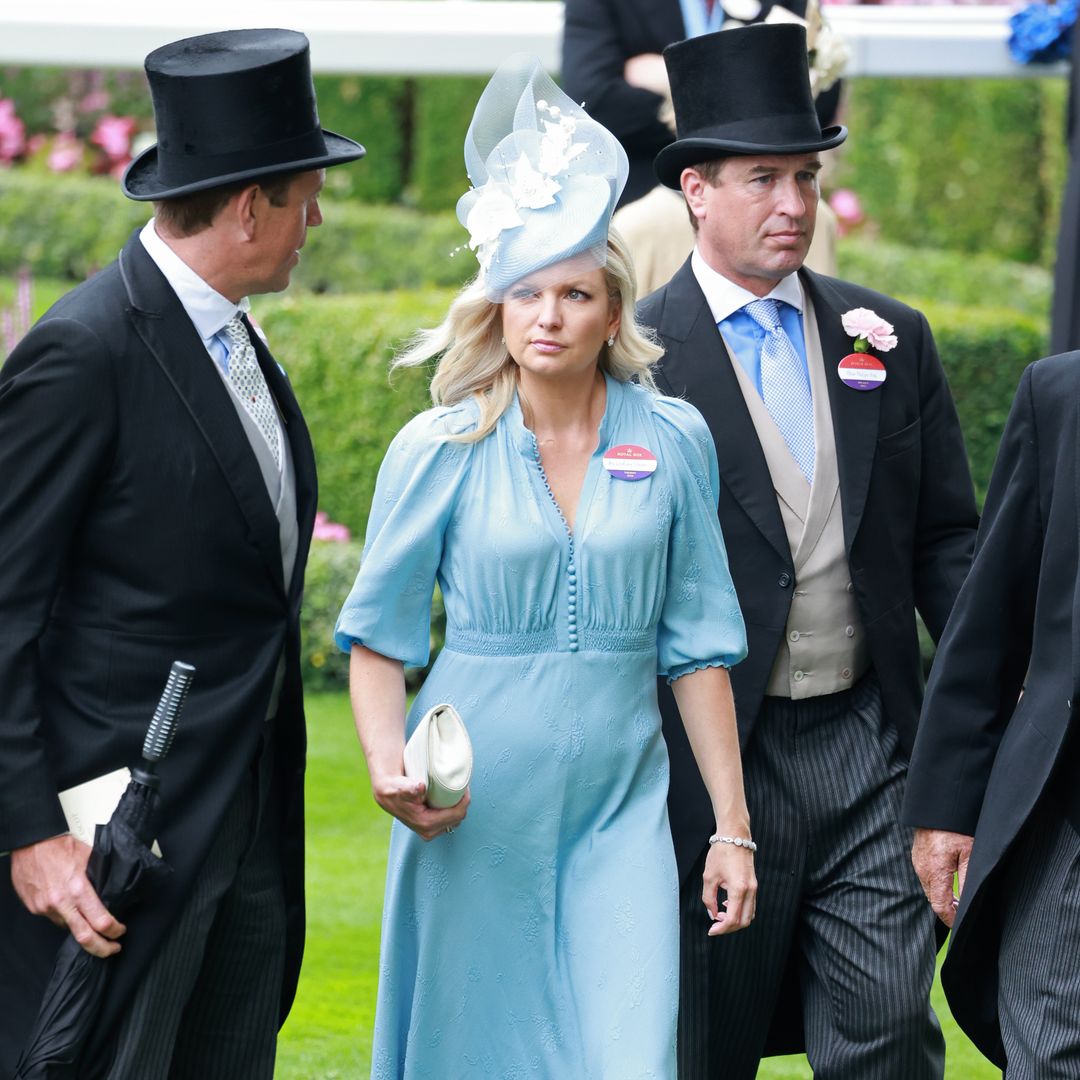 Peter Phillips and girlfriend Lindsay Steven enjoy double date at Royal Ascot with Mike and Zara Tindall