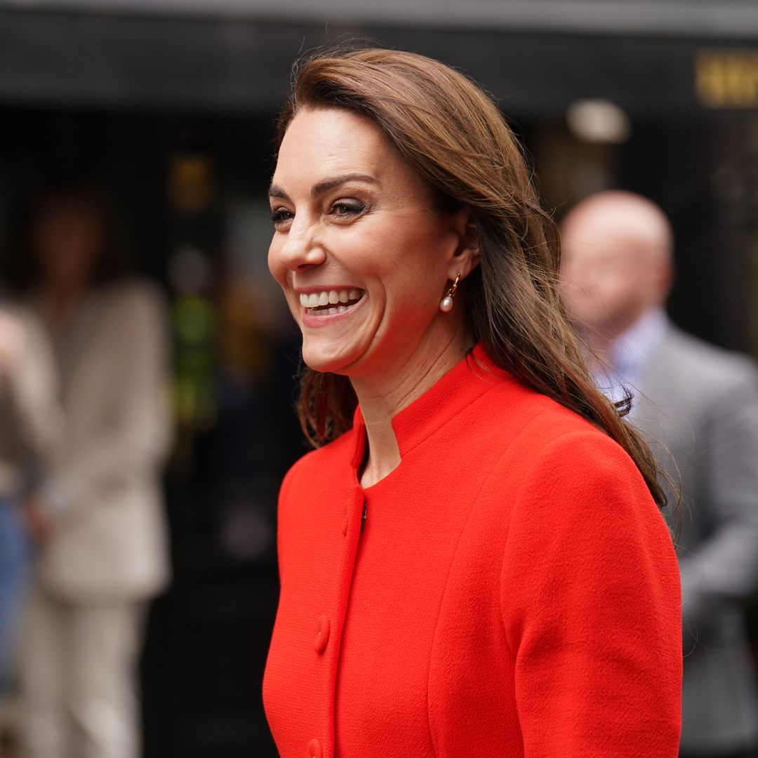 Princess Kate wows in fitted coat dress as she's pictured at the pub with Prince William