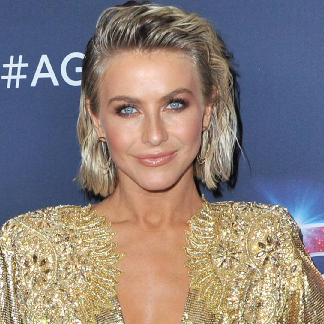 Julianne Hough's racy display in risqué mini-dress almost ends in disaster