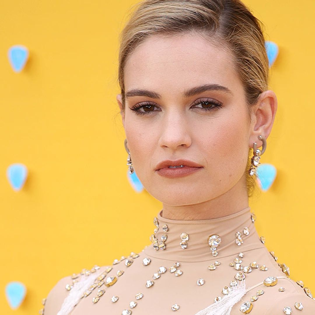 Wait until you see Lily James's unusual heels she wore for the Yesterday premiere