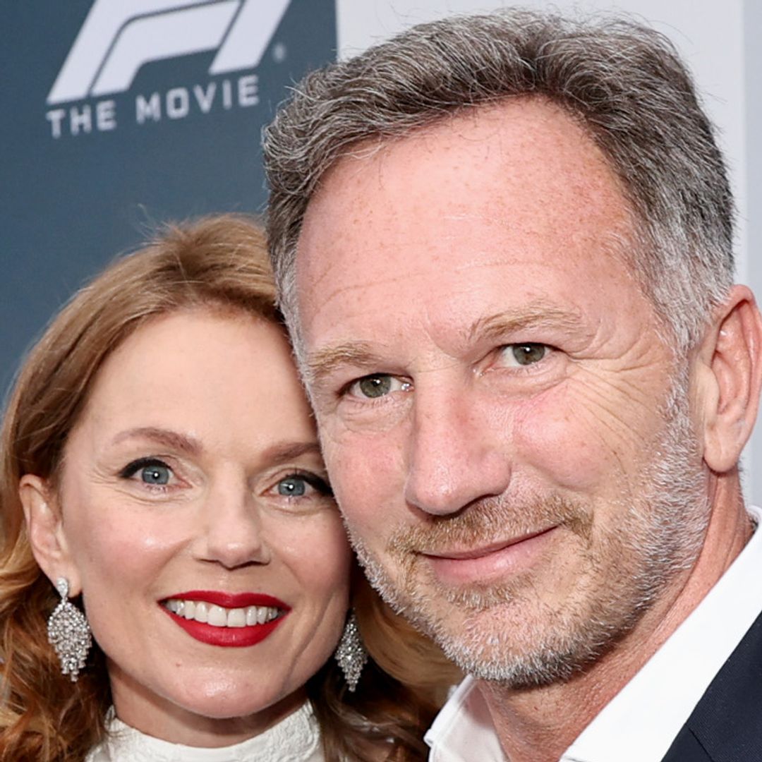 ​Geri Halliwell-Horner turns heads in plunging bridal dress
