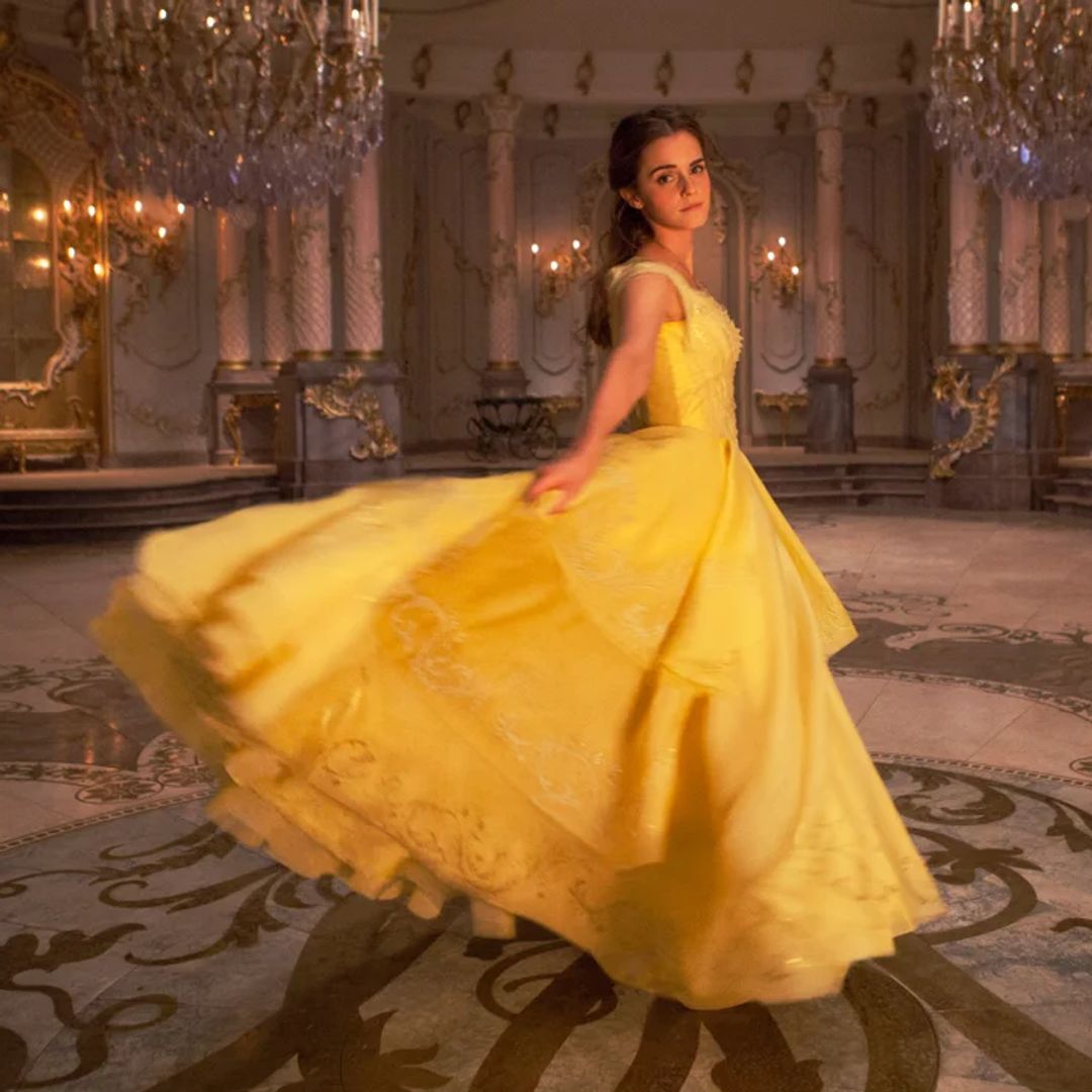 Beauty and The Beast yellow gown worn by emma watson