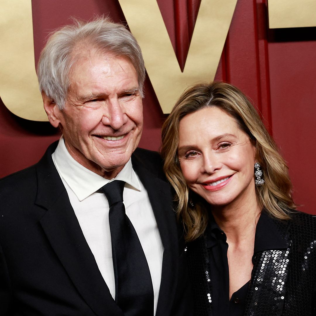 Harrison Ford and Calista Flockhart get all glammed up for rare high-profile appearance together