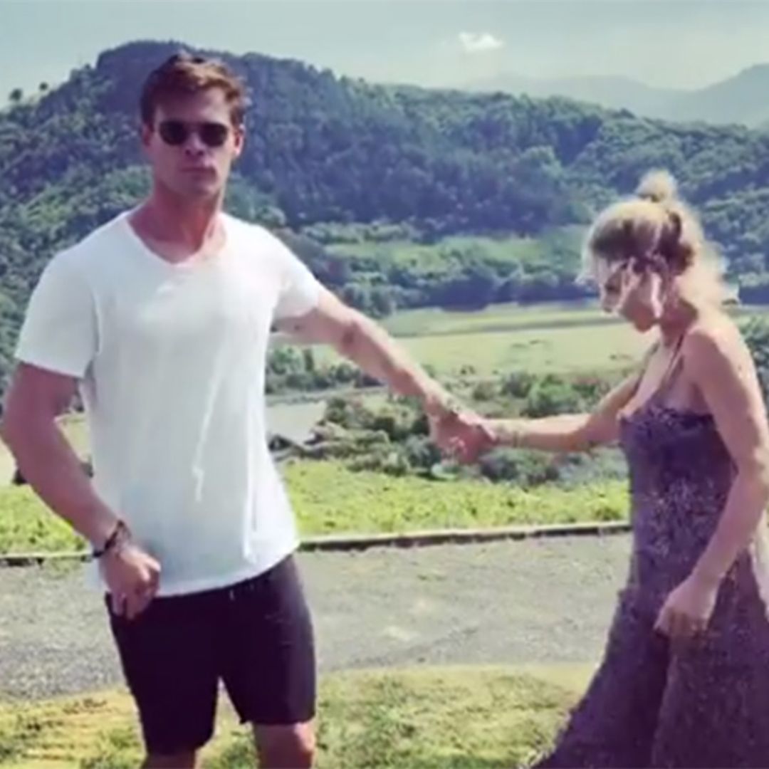Chris Hemsworth shows dancing skills in beautiful video with wife Elsa Pataky