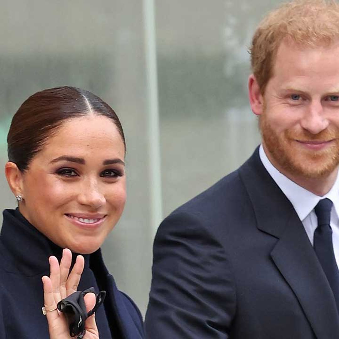 Meghan Markle twins with Prince Harry in smart ensemble for poignant New York visit
