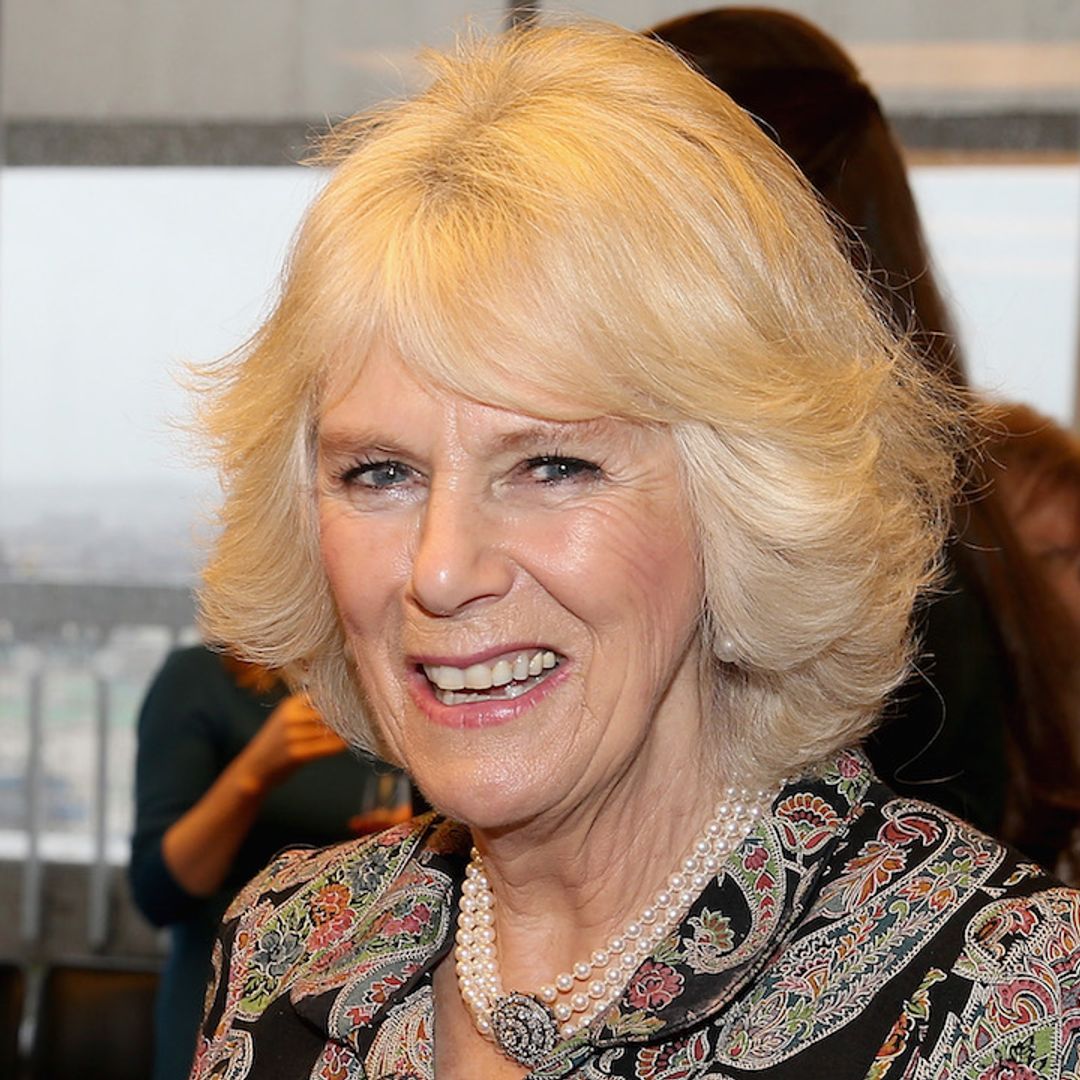 Duchess Camilla's bold patterned blouse was the perfect choice for her latest appearance