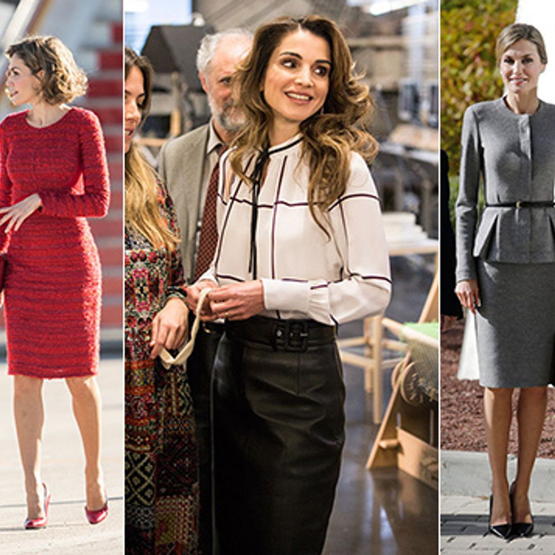 Queen Letizia of Spain and Queen Rania of Jordan: Style summit in Madrid