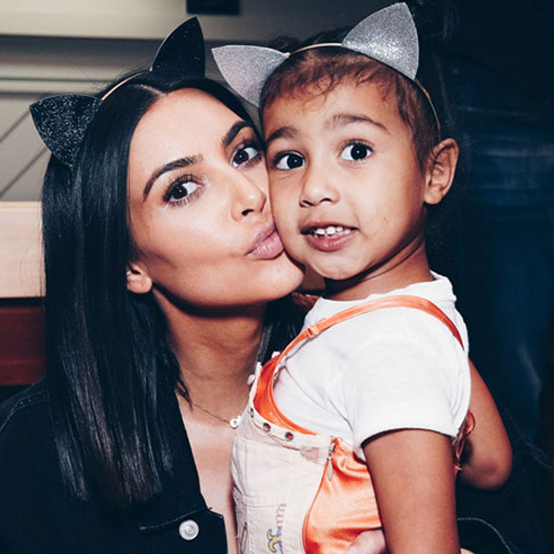 Mini Kim! North West is TOO adorable in this sports-luxe outfit