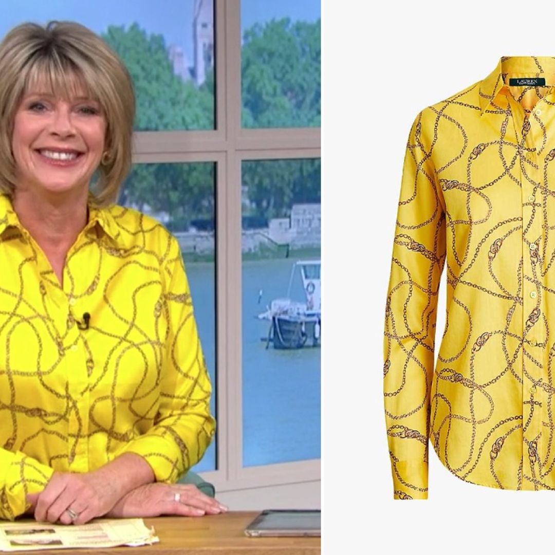 Ruth Langsford's statement chain print blouse totally wowed This Morning viewers