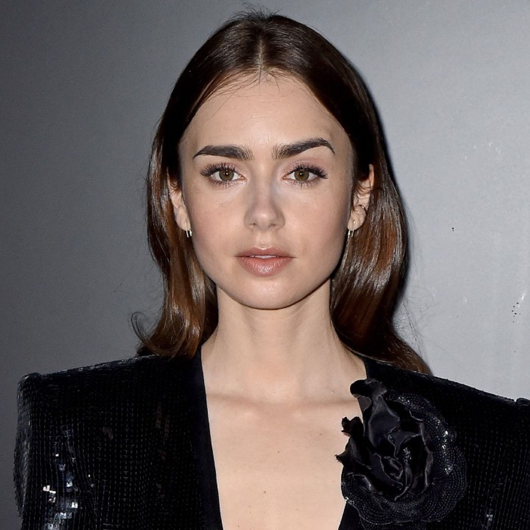 Lily Collins dazzles in latest selfies taken from inside the bathroom
