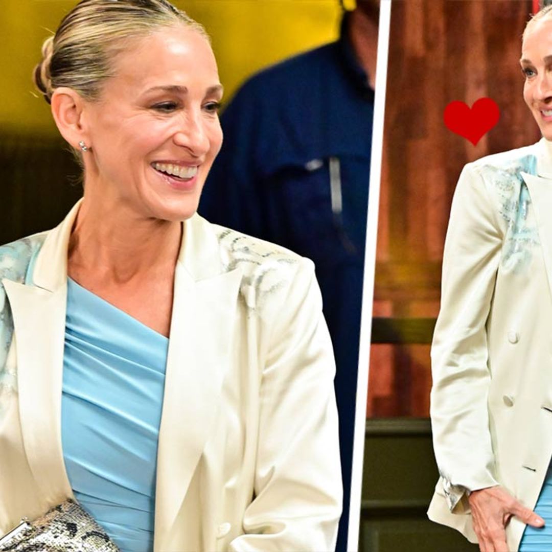 Carrie Bradshaw's fabulous blue dress is not as expensive as it looks
