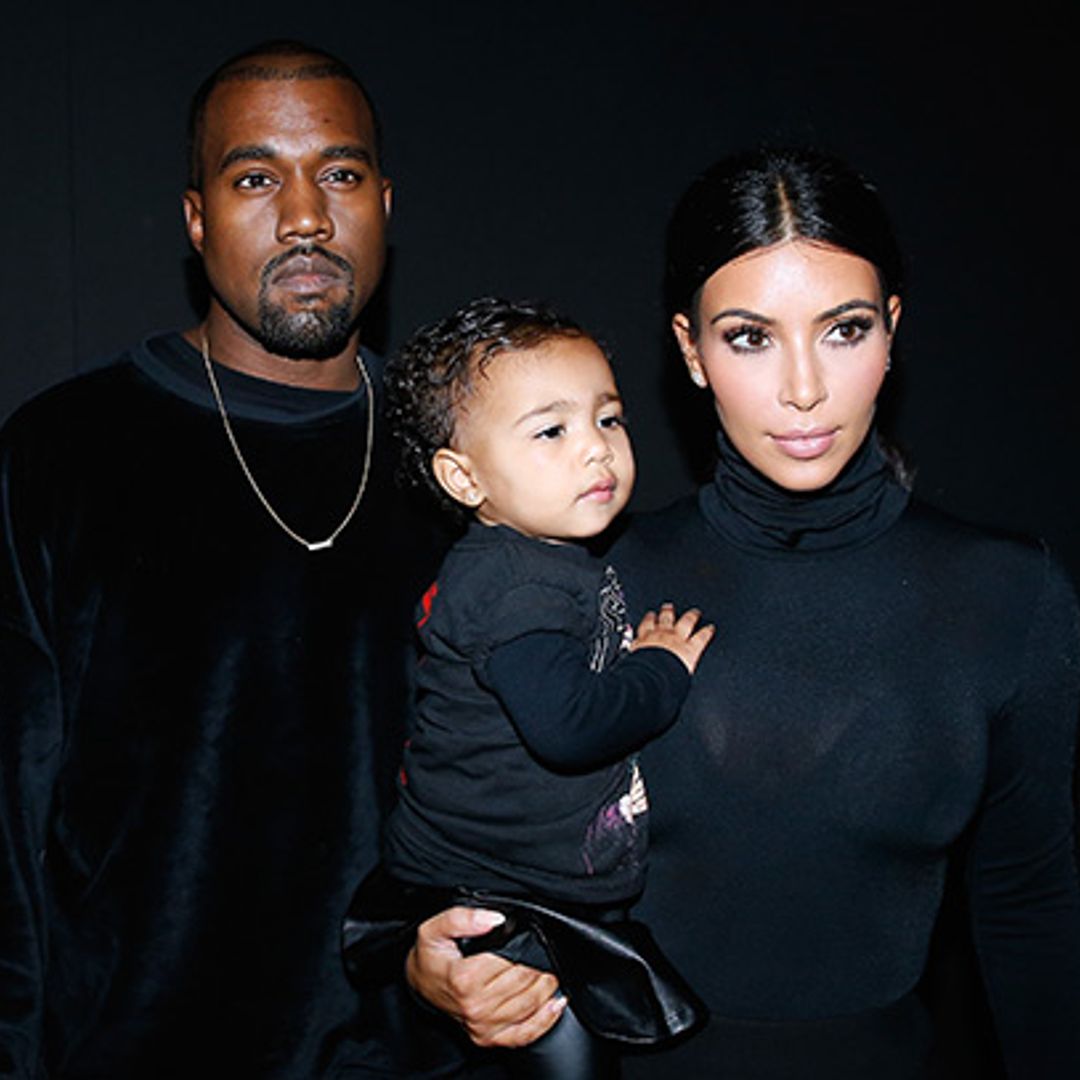 North West sits front row for first time ever