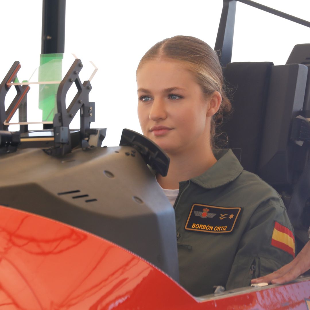 Princess Leonor has a Top Gun moment as she wears air force uniform for the first time