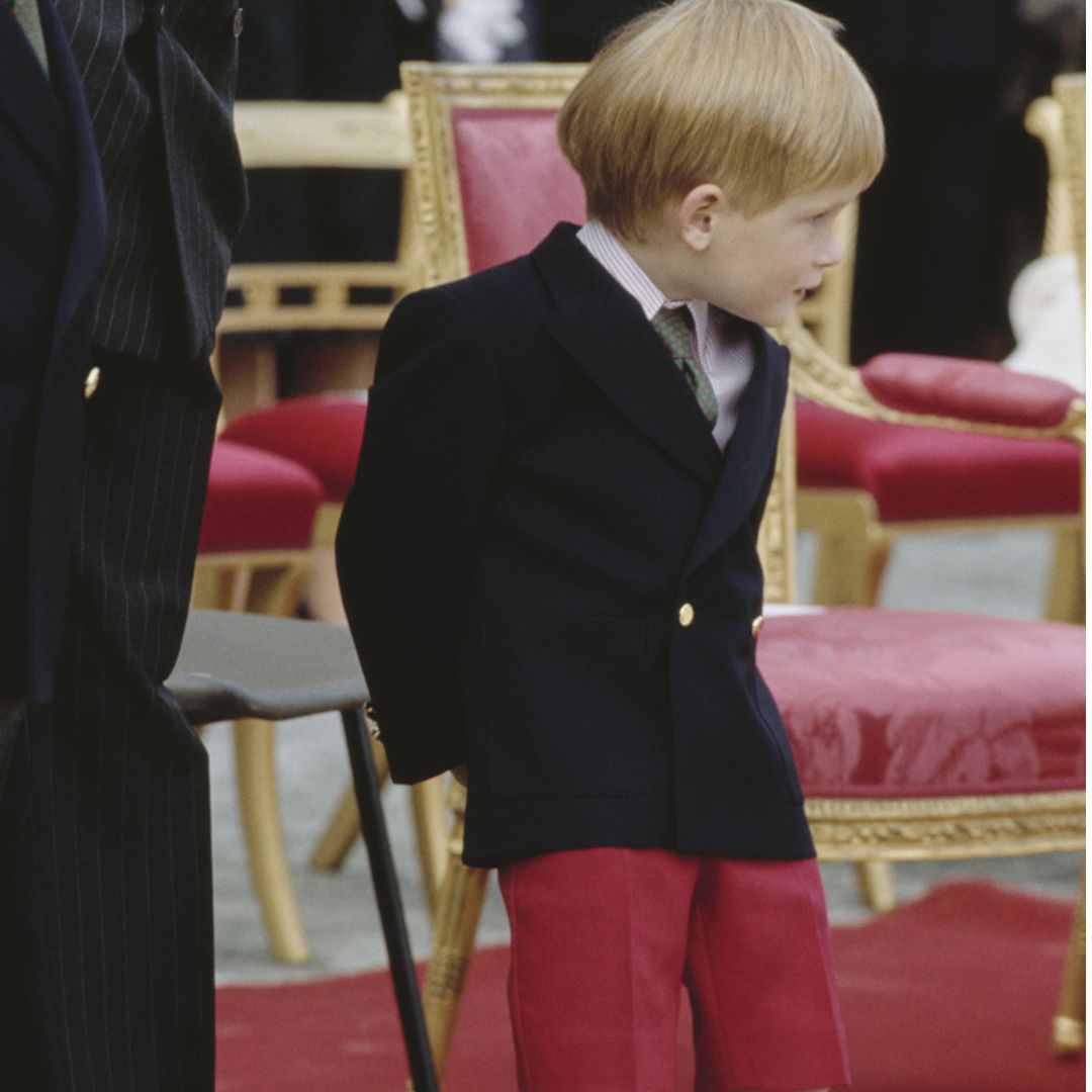 Prince Louis wears identical outfit to the one his uncle Prince Harry wore 34 years ago