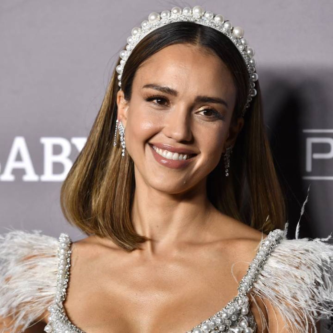 Jessica Alba and her daughter are twinning in floral dresses - and she looks so grown up