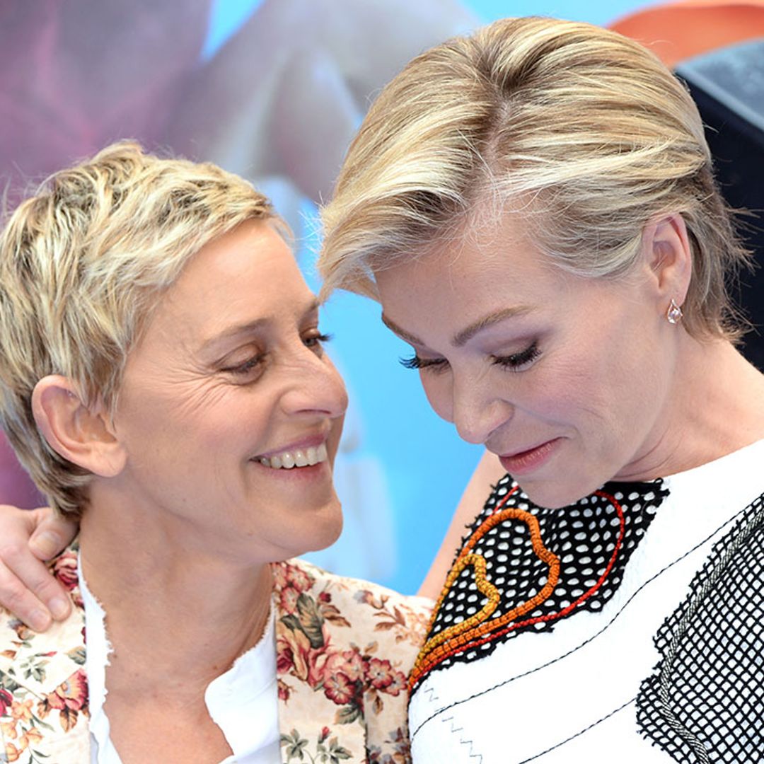 Ellen DeGeneres shares throwback wedding photo for heartbreaking reason