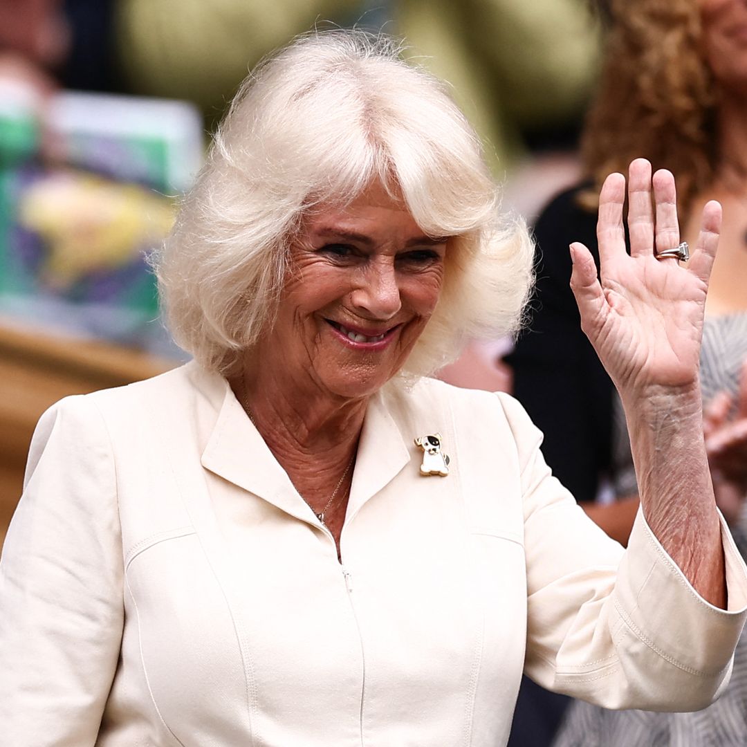 Queen Camilla enjoys girls' day out at Wimbledon amid Princess Kate's absence