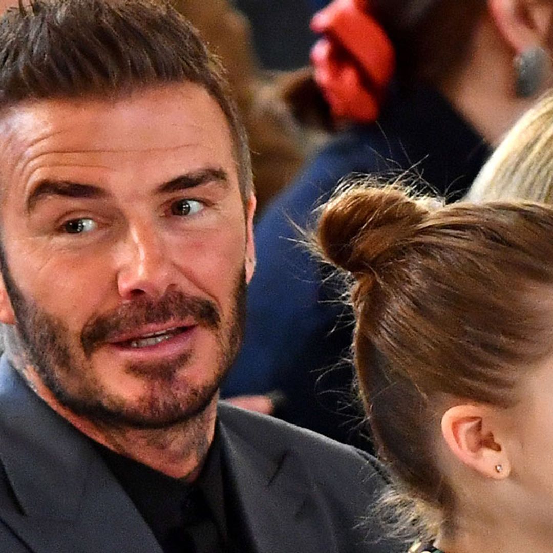 Harper Beckham wears seriously trendy dress for date night with Victoria and David
