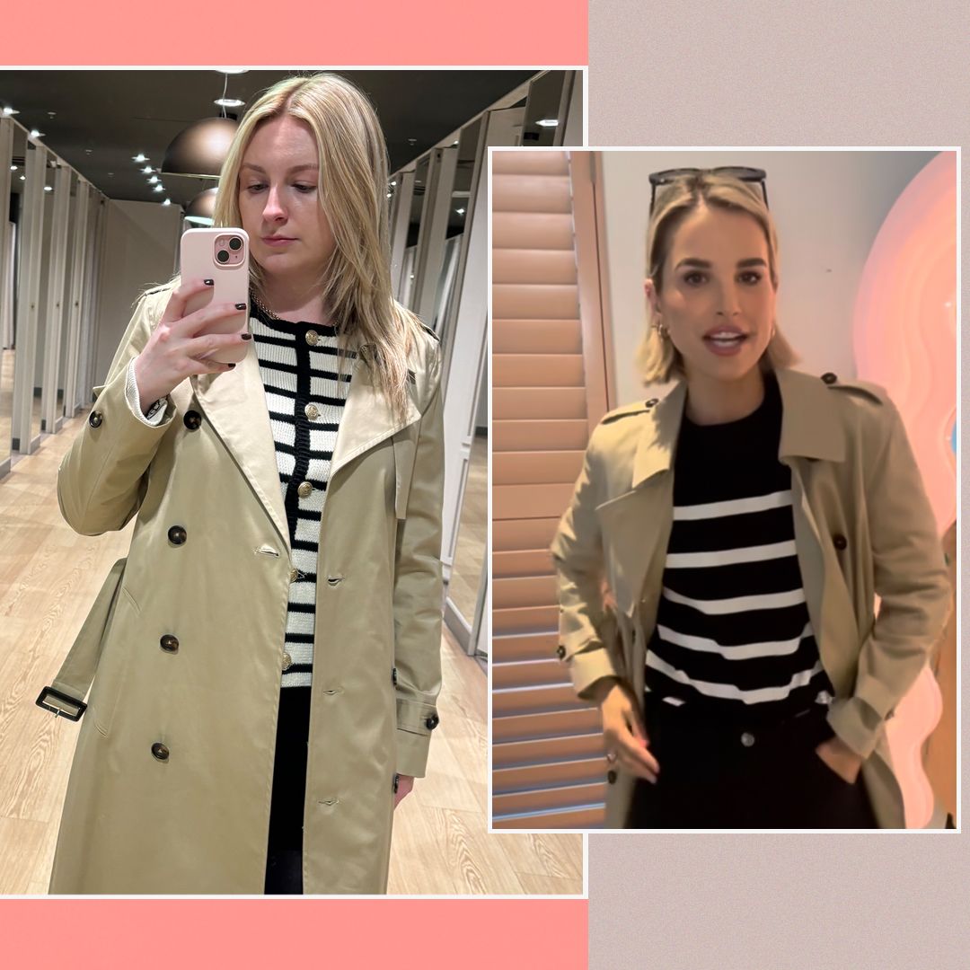 I tried Vogue Williams' 'staple' M&S trench coat – and it's far more affordable than it looks