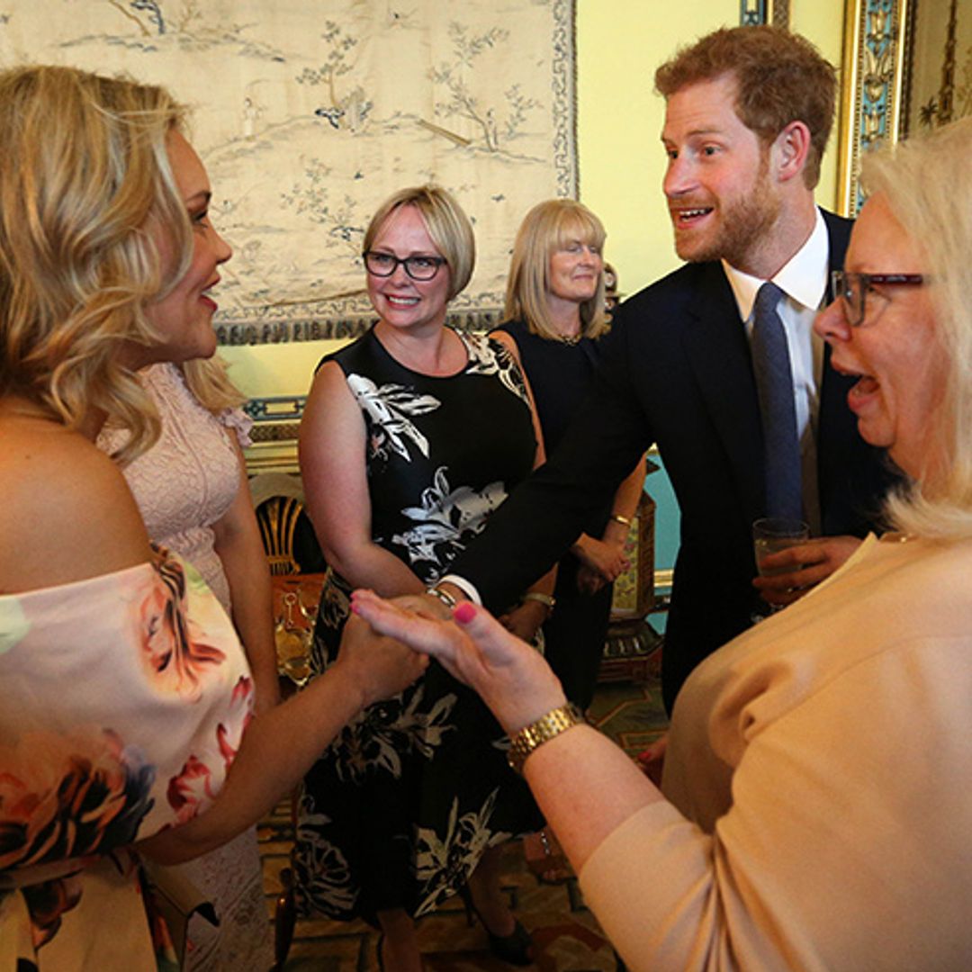 Prince Harry meets parents of sick children at WellChild reception