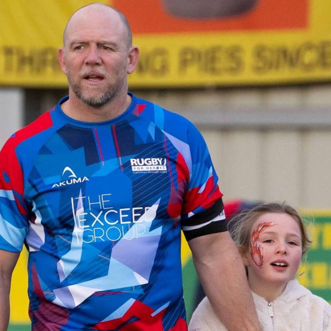 Mike Tindall's touching father-daughter moment with daughter Mia