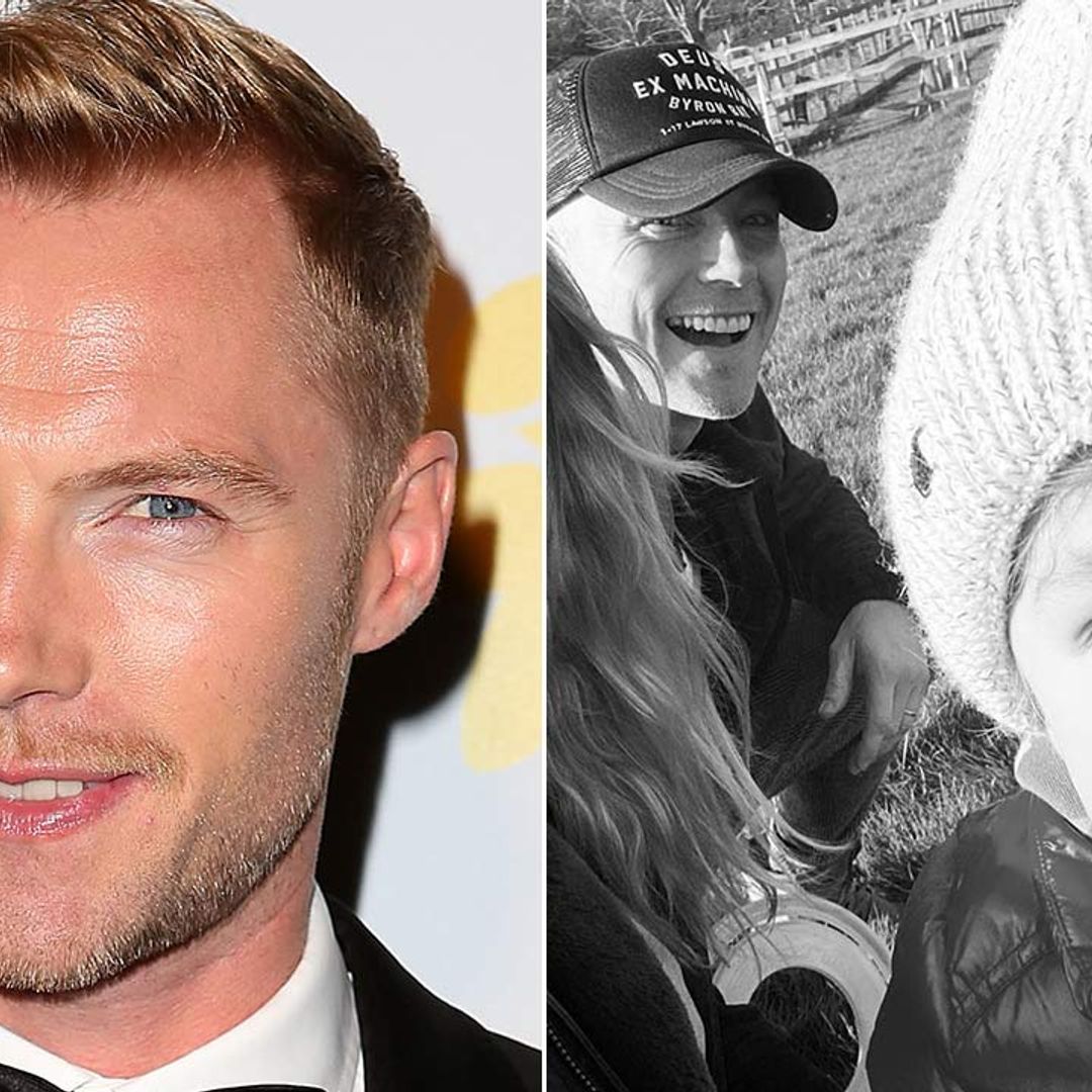 Ronan Keating collapses into giggles during hilarious garden workout with son Cooper
