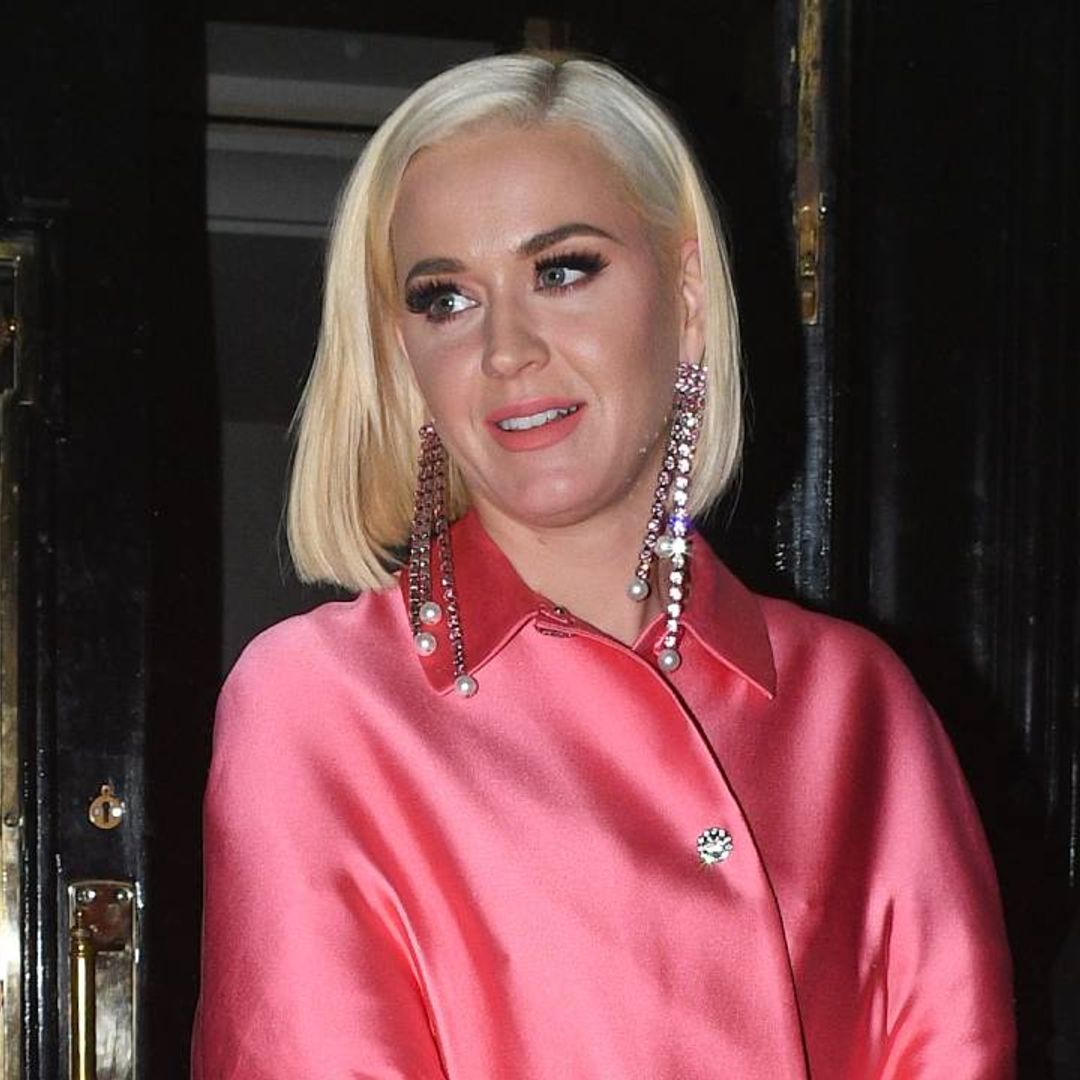 New mum Katy Perry looks unrecognisable with red hair