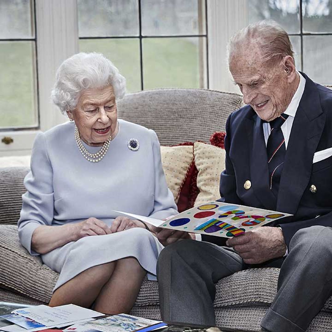The Queen and Prince Philip's special tribute from great-grandchildren on 73rd wedding anniversary revealed