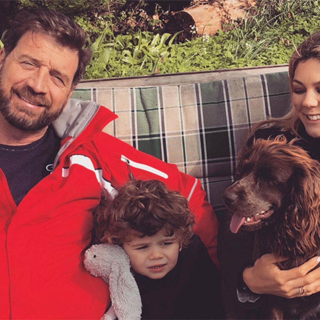 Nick Knowles and ex-wife Jessica reunite for bank holiday with son Eddie