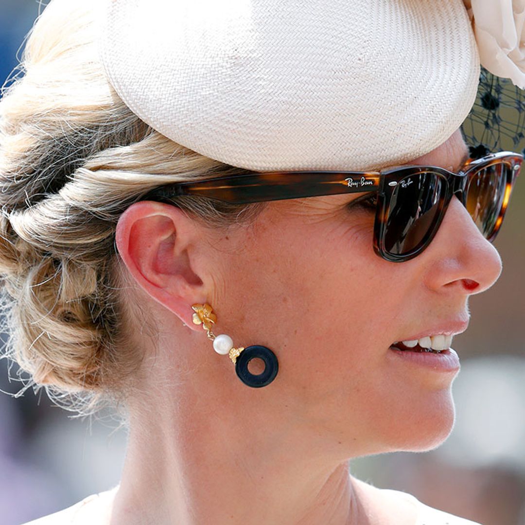 Zara Tindall bonds with her grandmother the Queen's horse ahead of Ascot race