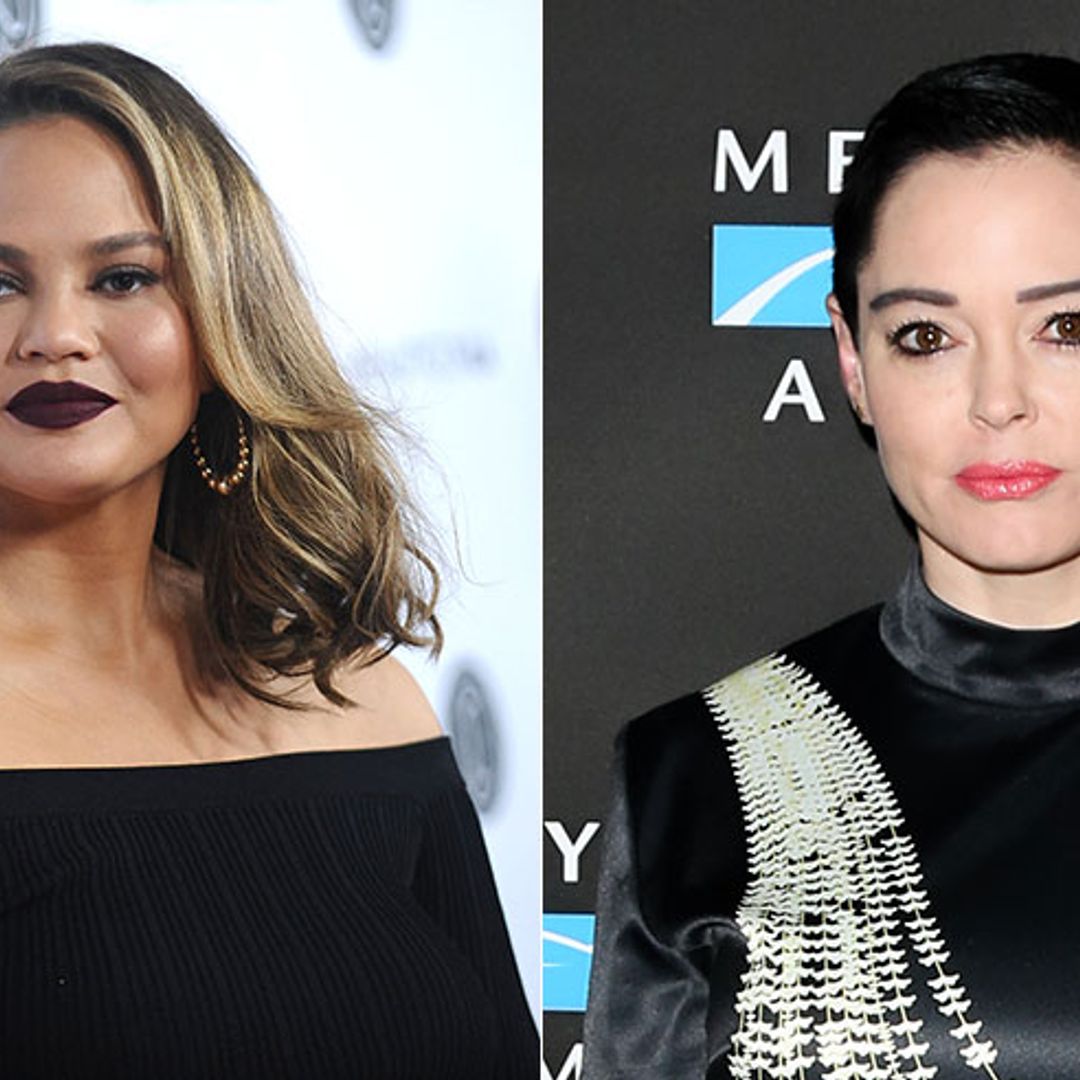 Chrissy Teigen and many more stars boycott Twitter after Rose McGowan gets suspended